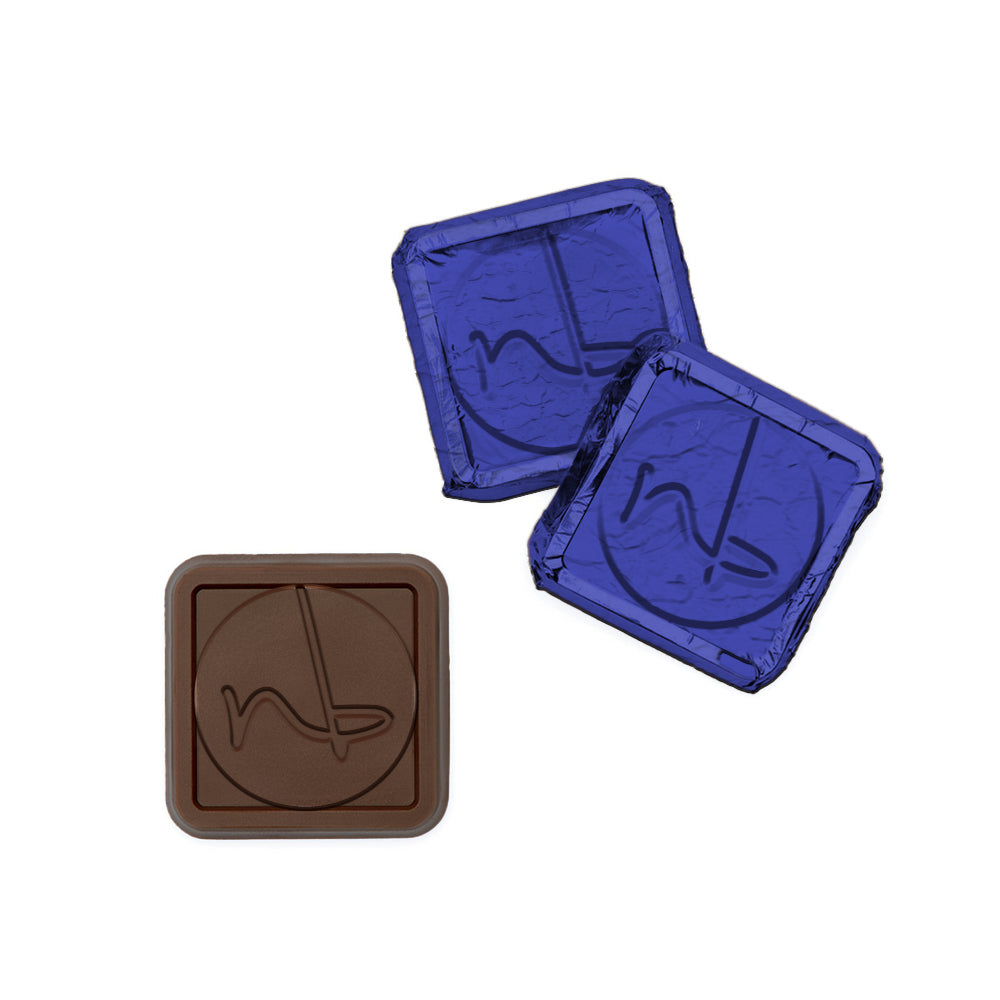 1.5" Engraved Chocolate Squares