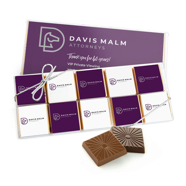 Set of 10 Chocolate Squares