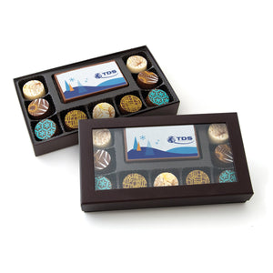 Edible Imprint Chocolate Bar With 9 Truffles