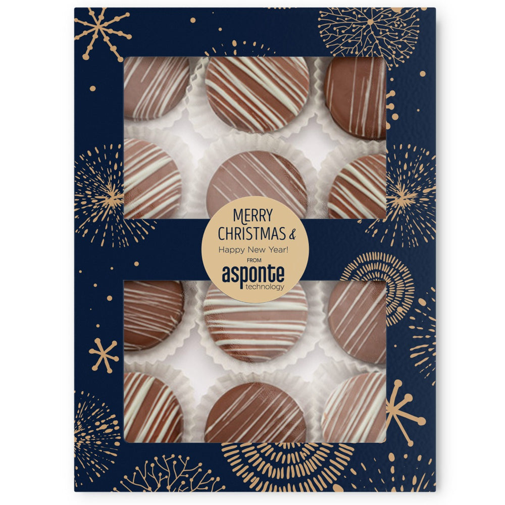12 Chocolate Covered Oreos in Custom Box