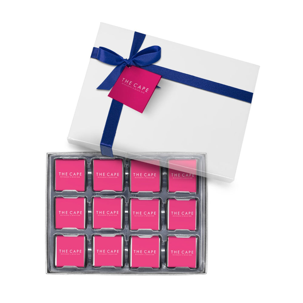 12 Chocolate Squares in Gift Box