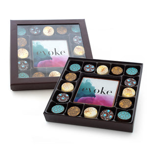 Edible Imprint Chocolate Bar With 16 Truffles