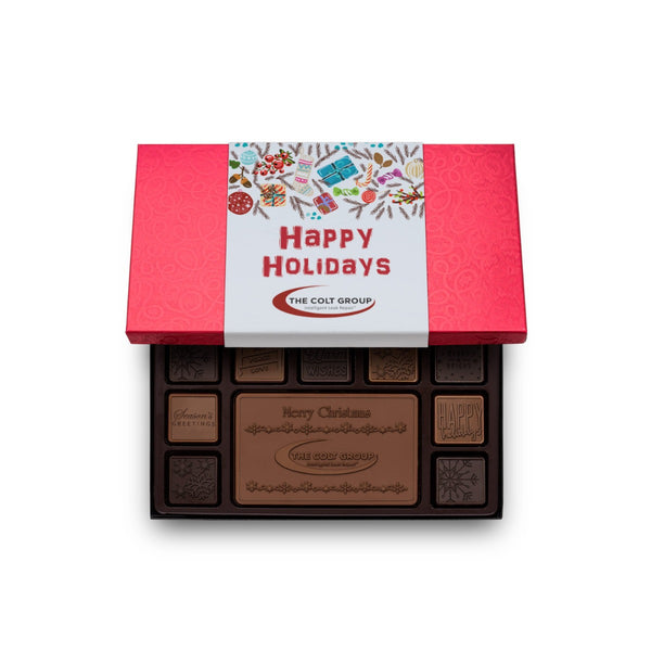 Centerpiece Set With Engraved Squares | 19-pieces
