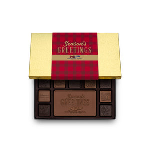 Centerpiece Set With Engraved Squares | 19-pieces