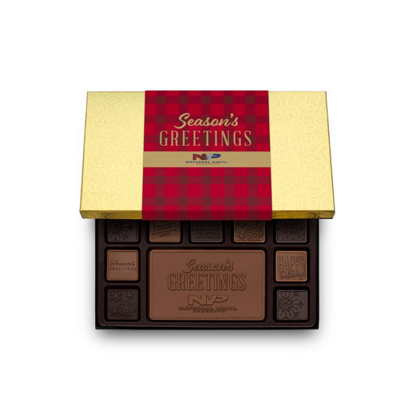 Centerpiece Set With Engraved Squares | 19-pieces
