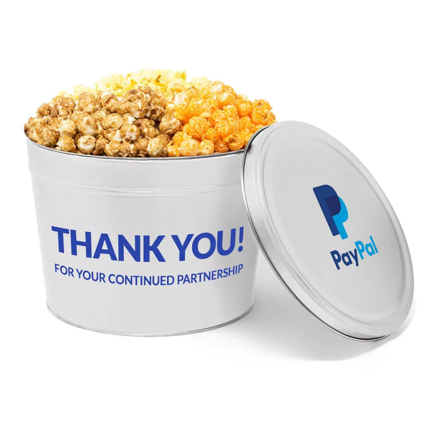 Custom Popcorn Tins | 2 Gallon