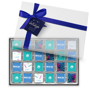 24 Chocolate Squares in Gift Box