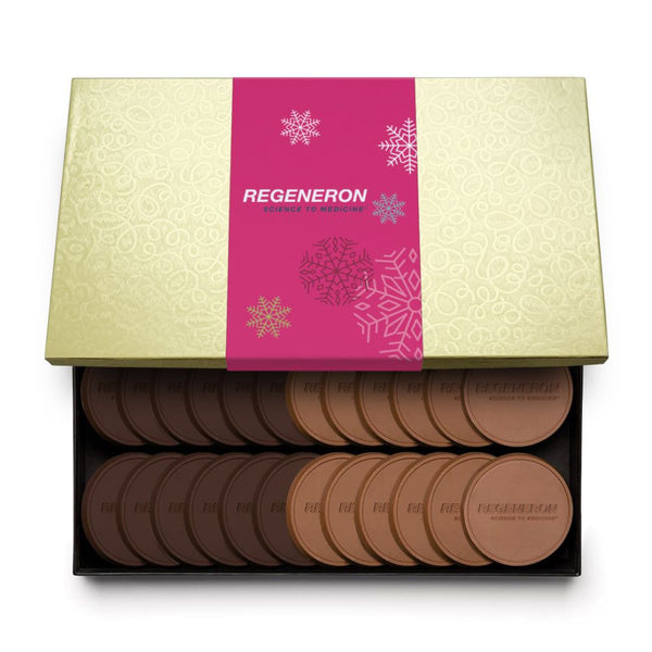 24-Piece Engraved Chocolate Cookie Set