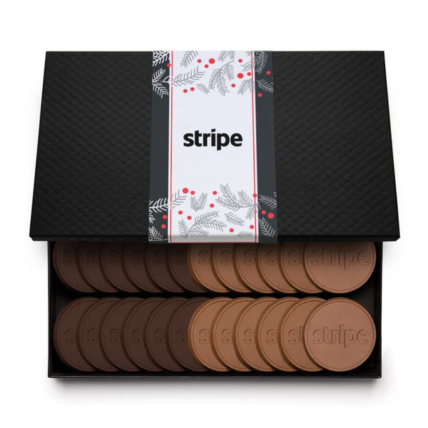 24-Piece Engraved Chocolate Cookie Set