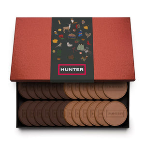 24-Piece Engraved Chocolate Cookie Set