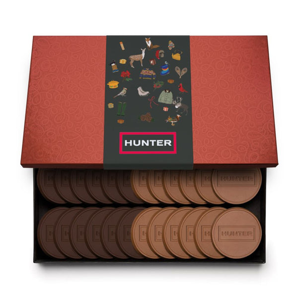 24-Piece Engraved Chocolate Cookie Set