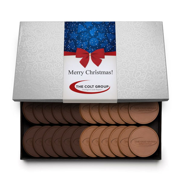 24-Piece Engraved Chocolate Cookie Set