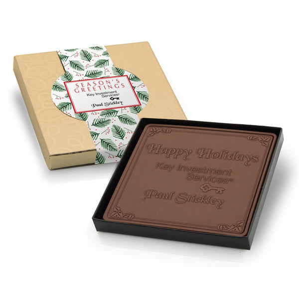 4x4in Engraved Chocolate Bars - 2oz