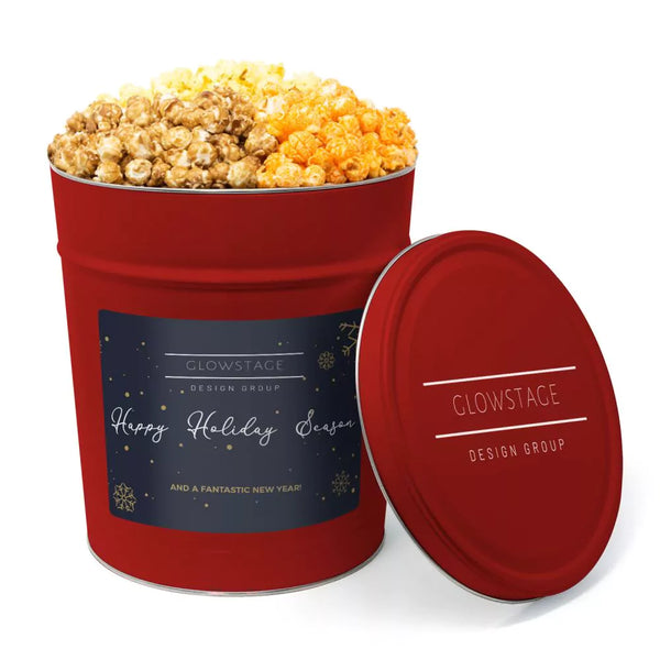 Custom Popcorn Tins | 3.5 Gallons