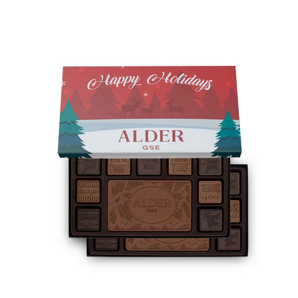 Centerpiece Set With Engraved Squares | 38-pieces
