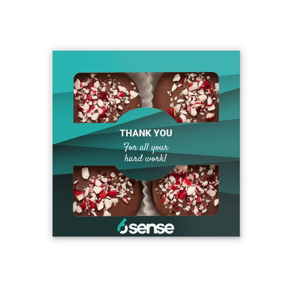 4 Chocolate Covered Oreos in Custom Box
