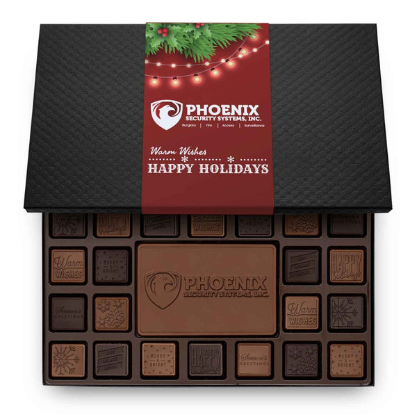 Large Centerpiece Set With Engraved Squares | 45-pieces
