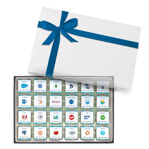 24 Chocolate Squares in Gift Box