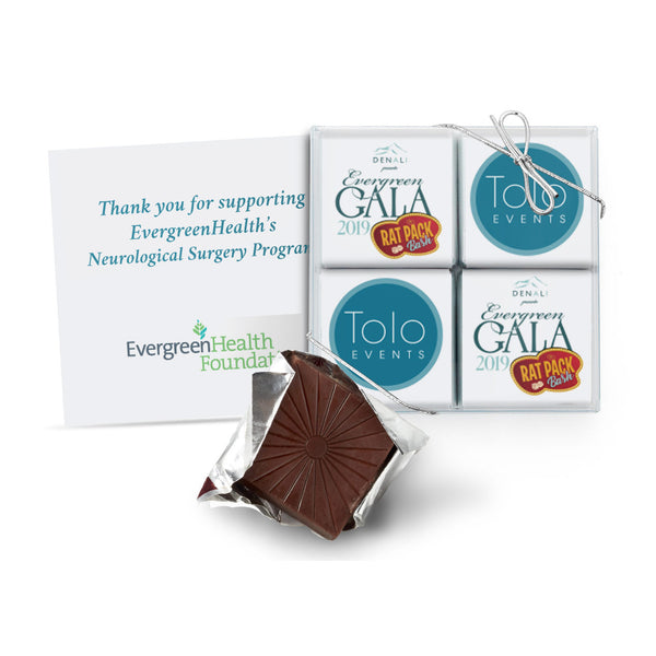 Set of 4 Chocolate Squares