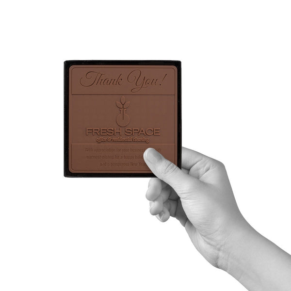 4x4in Engraved Chocolate Bars - 2oz