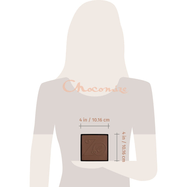 4x4in Engraved Chocolate Bars - 2oz