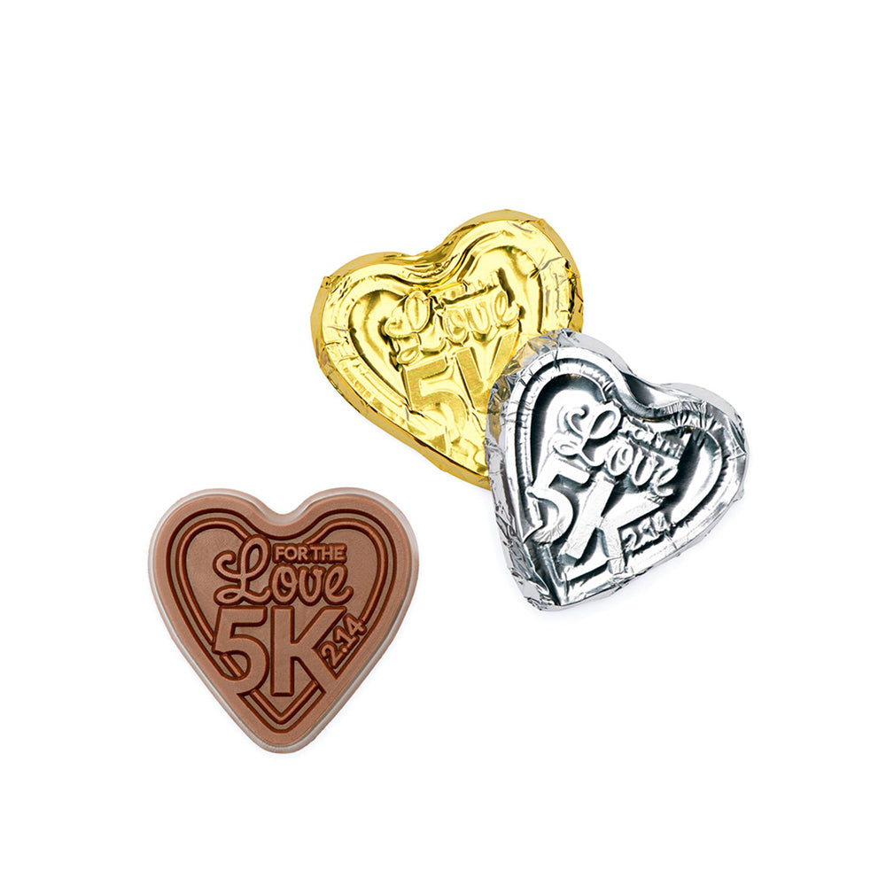 Engraved Chocolate Hearts