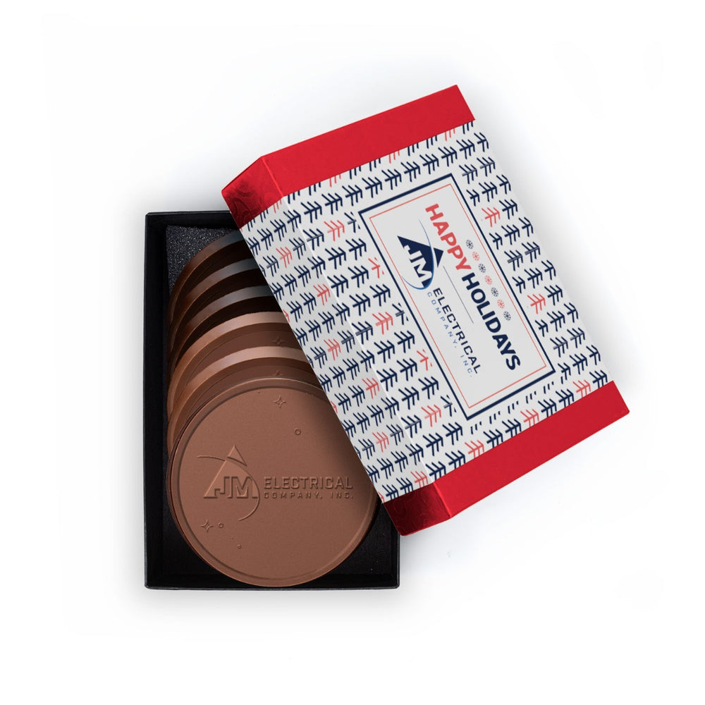 6-Piece Engraved Chocolate Cookie Set