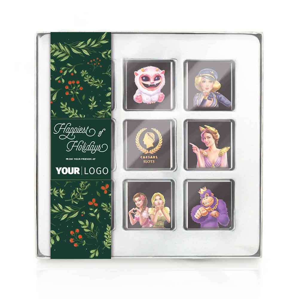Gift Box with 9 Chocolate Squares