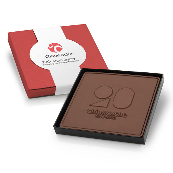4x4in Engraved Chocolate Bars - 2oz
