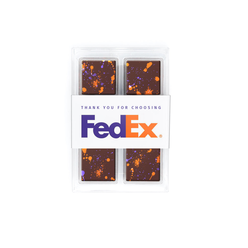 Color Splatter Chocolate Squares | Set of 6