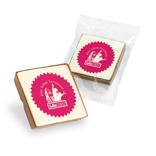 Edible Imprint Chocolate Squares -1.5"