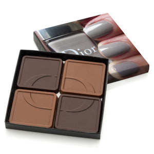 Engraved Chocolate Squares | Set of 4