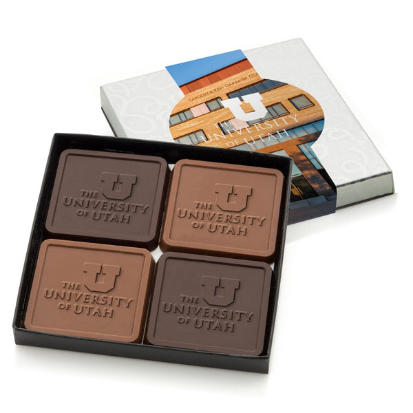 Engraved Chocolate Squares | Set of 4