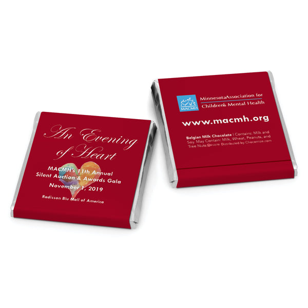 Wrapped Chocolate Squares - 1.75"
