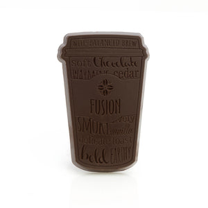 2" x 4" custom chocolate shape