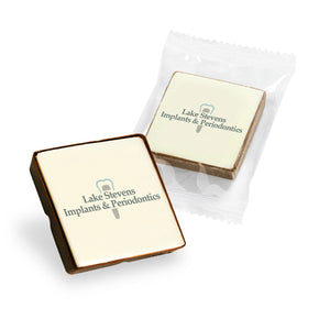 Edible Imprint Chocolate Squares -1.5"