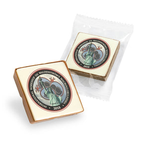 Edible Imprint Chocolate Squares -1.5"