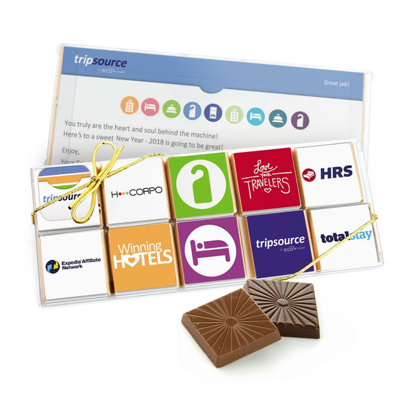 Set of 10 Chocolate Squares