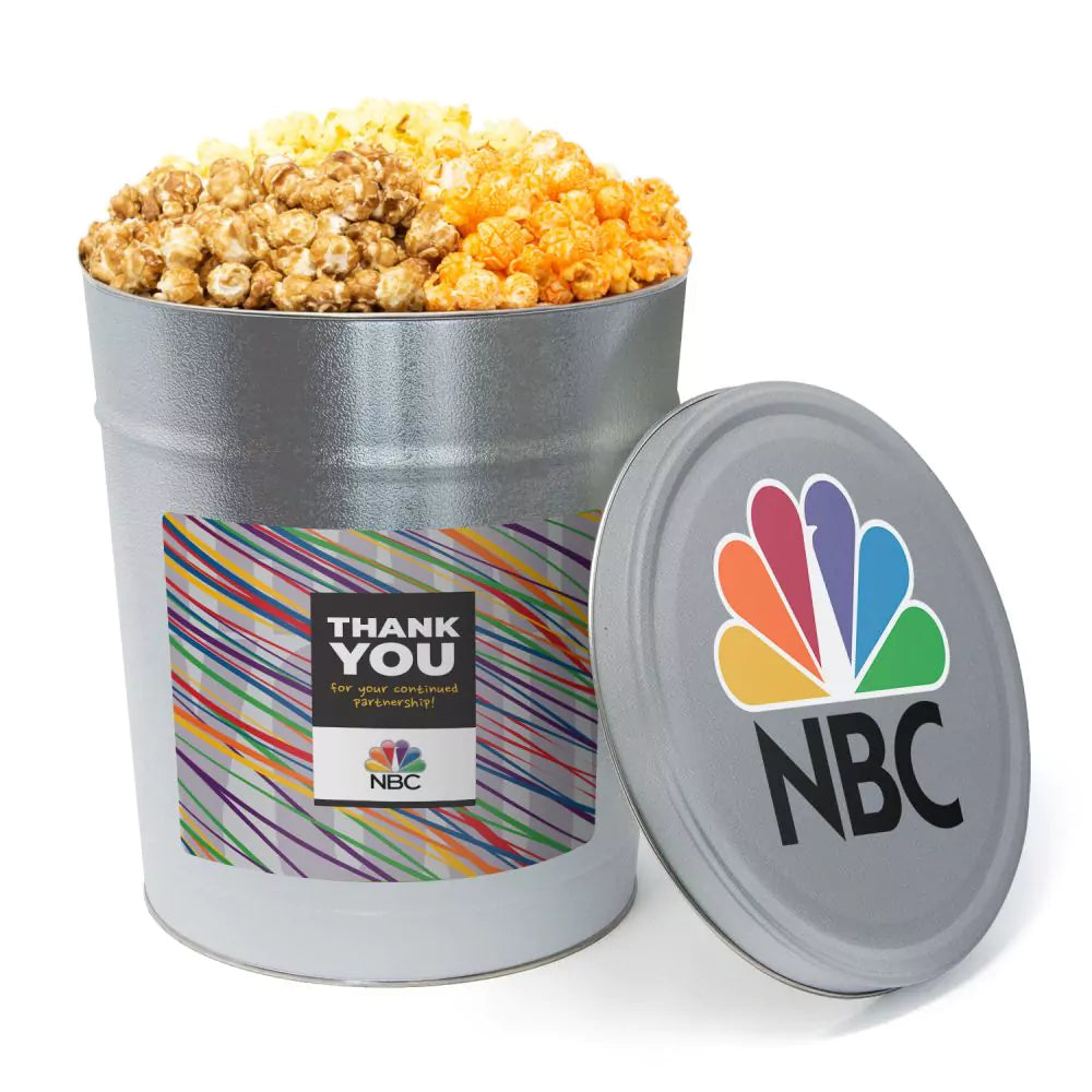 Custom Popcorn Tins | 3.5 Gallons