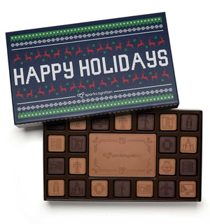 Large Centerpiece Set With Engraved Squares | 45-pieces