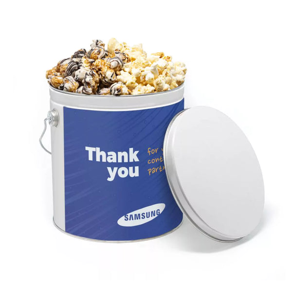 Custom Popcorn Tins | 1 Gallon
