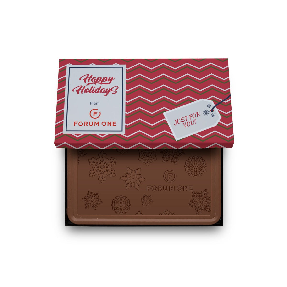 1/2 lb Custom Chocolate Bar - Engraved with Your Logo & Design