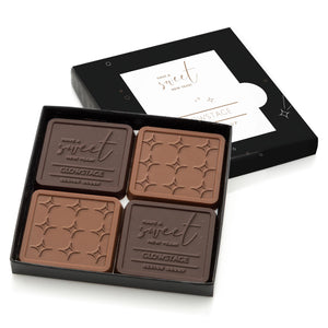 Engraved Chocolate Squares | Set of 4