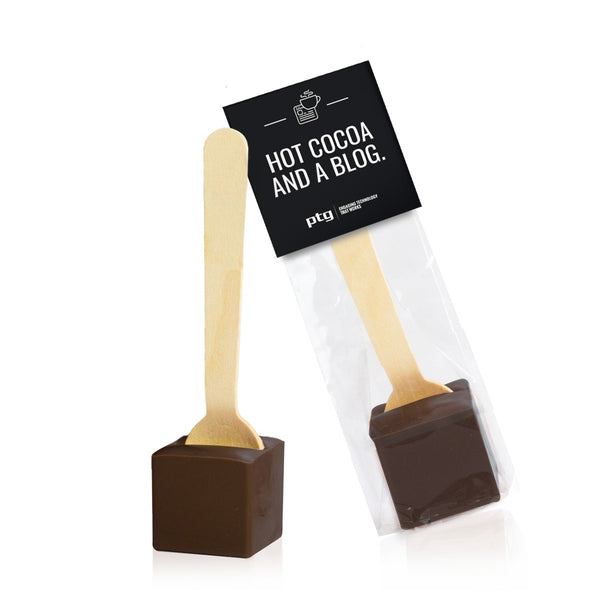 Hot Chocolate on a Stick with Header Card