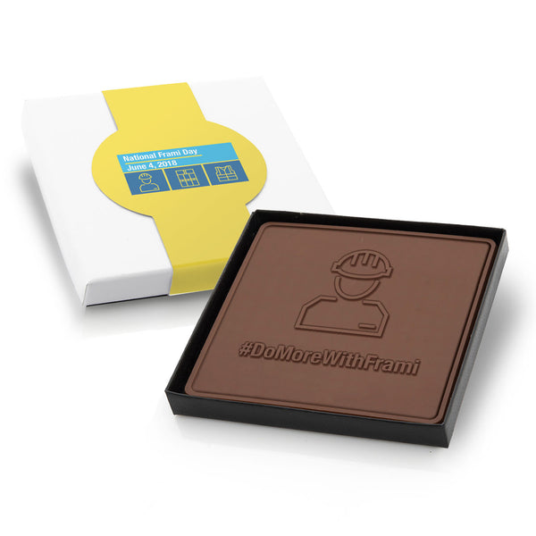 4x4in Engraved Chocolate Bars - 2oz