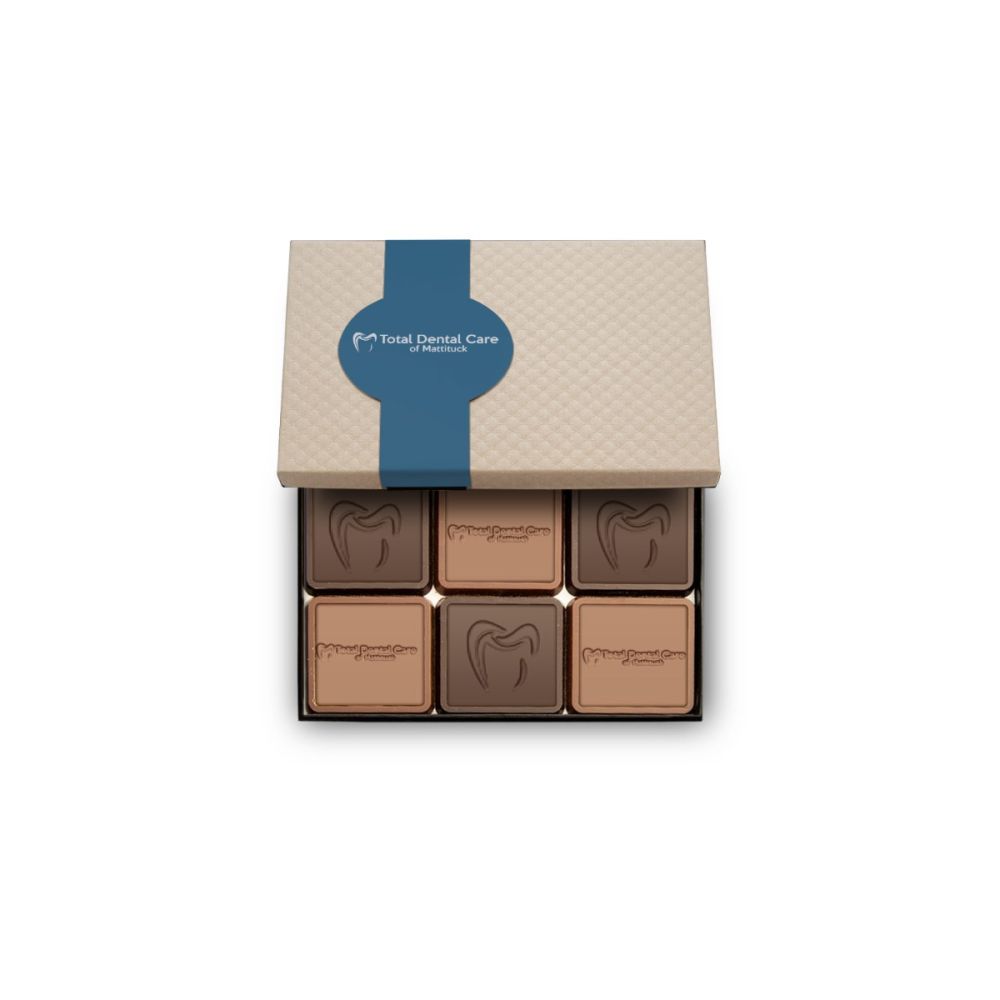 Engraved Chocolate Squares | Set of 6