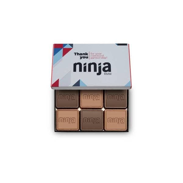 Engraved Chocolate Squares | Set of 6