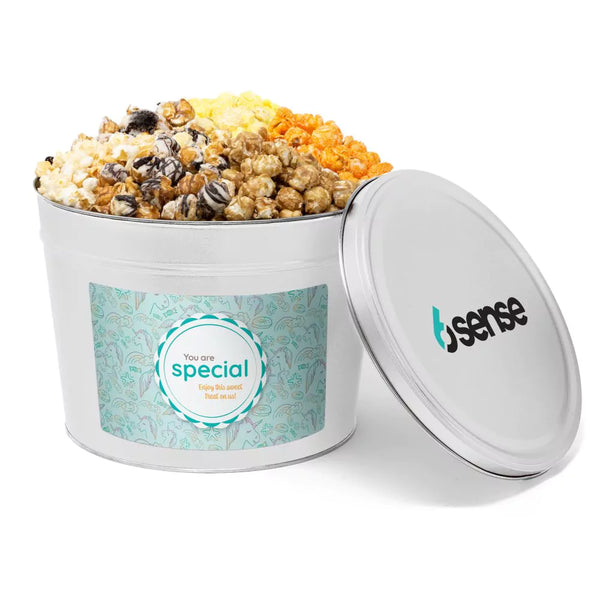 Custom Popcorn Tins | 2 Gallon
