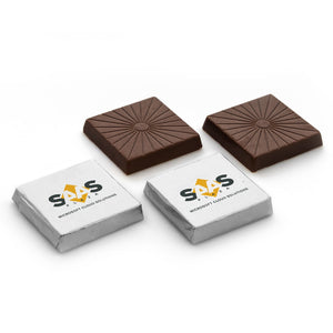 Small Chocolate Squares - 1.25"