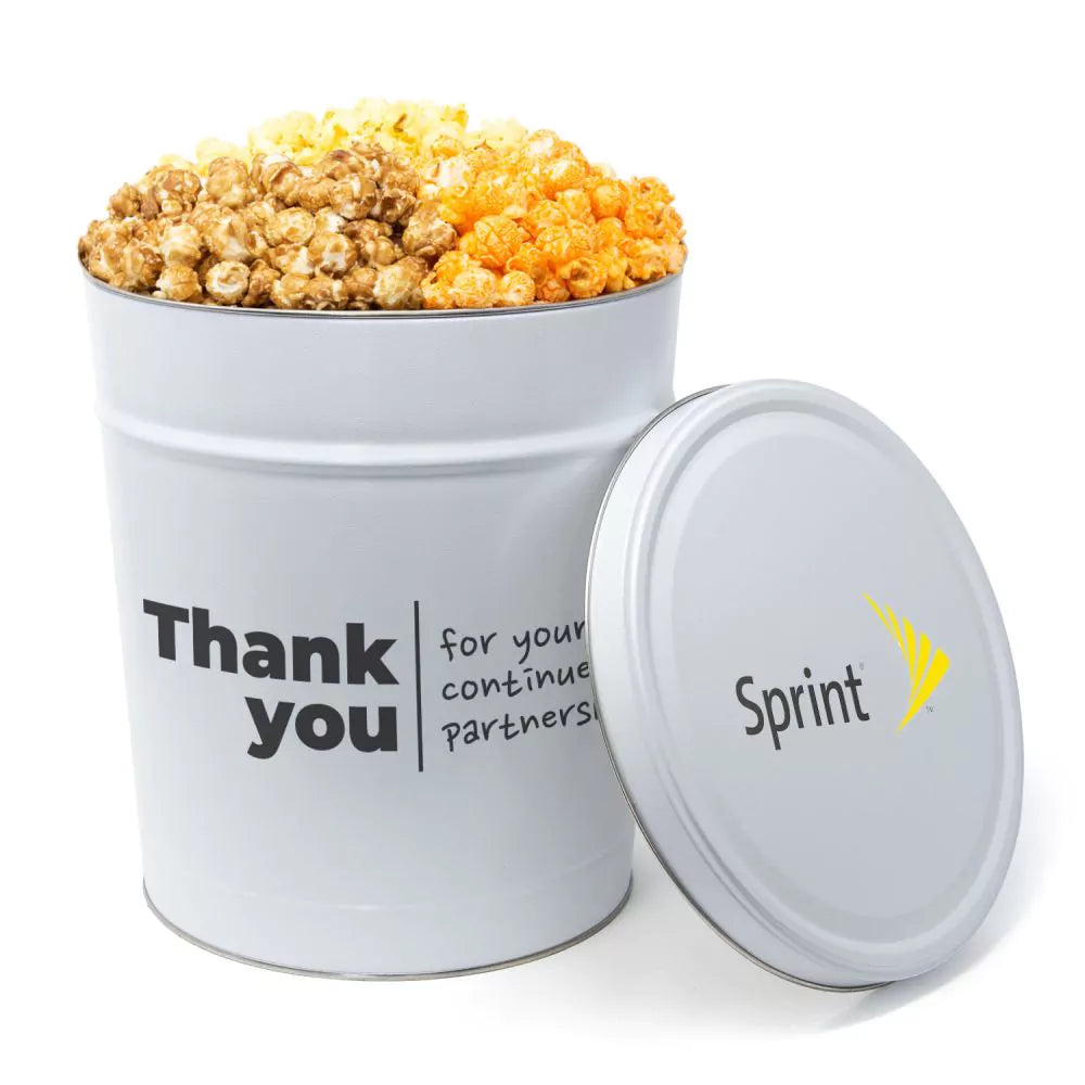 Custom Popcorn Tins | 3.5 Gallons